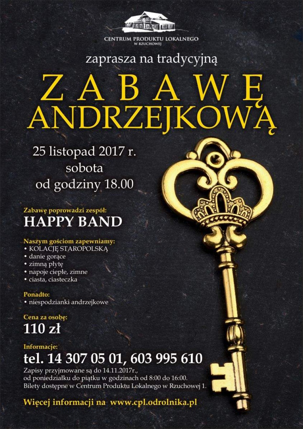 Zabawa Andrzejkowa w Centrum Produktu Lokalnego