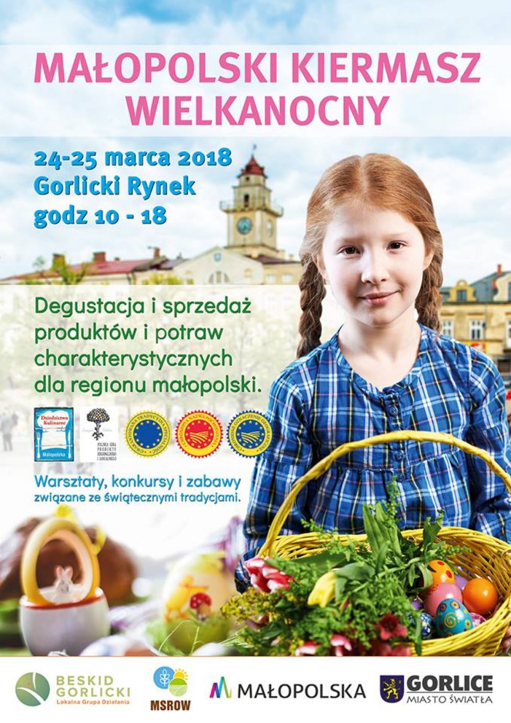 Stowarzyszenie GRUPA ODROLNIKA  zaprasza na Małopolski Kiermasz Wielkanocny do Gorlic