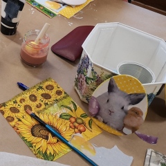Rozpoczęły się WARSZTATY Z DECOUPAGE