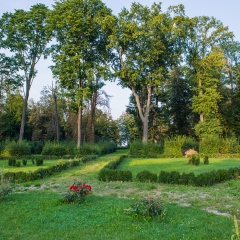 Małopolski Szlak Ogrodów -  Zespół dworsko-parkowy w Brniu