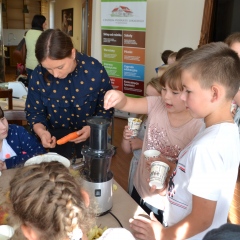 Wizyta uczniów ze szkoły podstawowej z Zakliczyna w Centrum Produktu Lokalnego