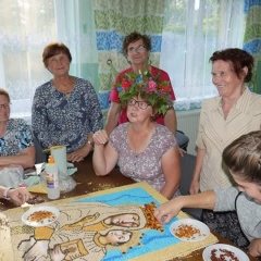Realizacja projektu  Nasze Pogórze, Nasze Tradycje przez Centrum Kultury i Promocji Gminy Ciężkowice - warsztaty wyrabiania wieńców dożynkowych