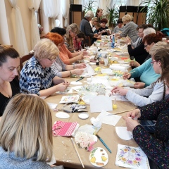 Rozpoczęły się WARSZTATY Z DECOUPAGE