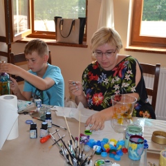 Rozpoczęły się WARSZTATY Z MALOWANIA NA SZKLE