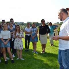 Wizyta młodzieży z Zakliczyna 