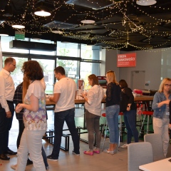 Kontynuacja spotkań w ramach Minitargów w biurowcach Warszawy - SANTANDER Bank