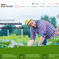 Nowa strona www Stowarzyszenia GRUPA ODROLNIKA