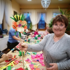 Rozpoczęły się WARSZTATY Z WYKONANIA PALMY WIELKANOCNEJ, PISANEK