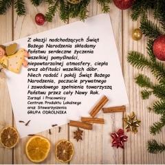 Życzenia Bożonarodzeniowe