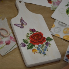 Rozpoczęły się WARSZTATY Z DECOUPAGE