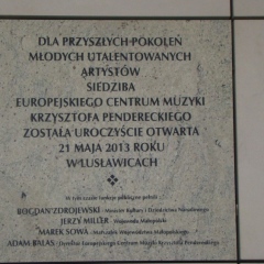 Odwiedziny w Europejskim Centrum Muzyki Krzysztofa Pendereckiego w Lusławicach